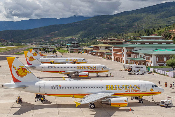 Flights to Bhutan from India