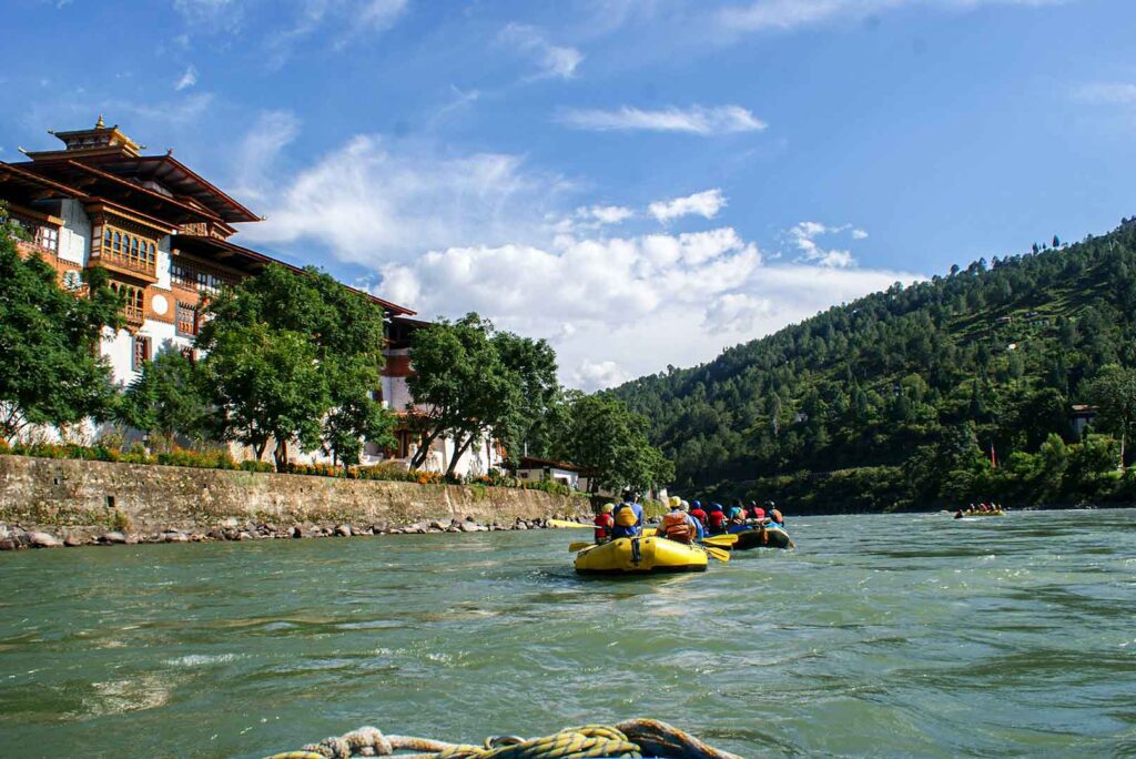 River Rafting Tour in Bhutan.