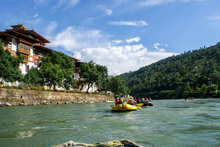 River Rafting in Bhutan.