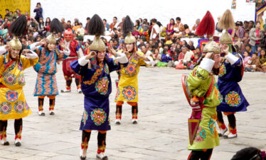 Druk Wangyal Chham during Paro Festival