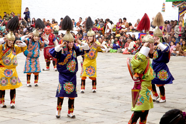 Druk Wangyal Chham during Paro Festival