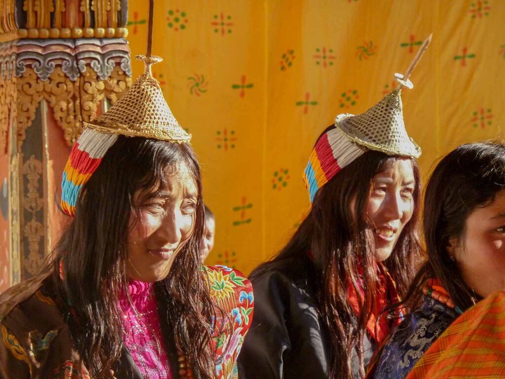 Laya Women in Traditional Dress and Laya Hat