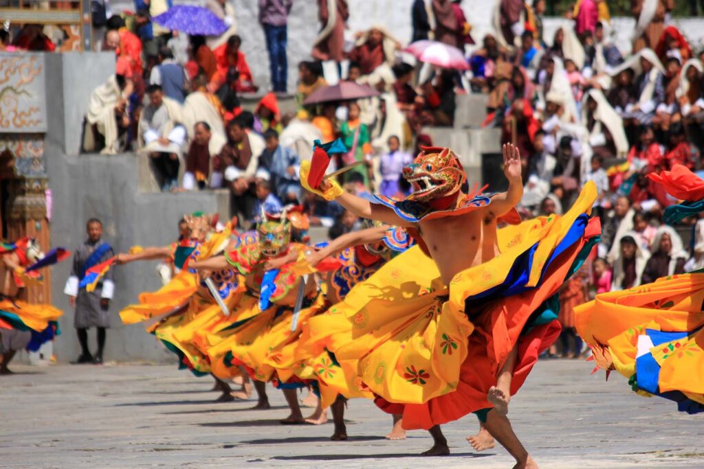 Tshechu Celebration. Things to do in Bhutan