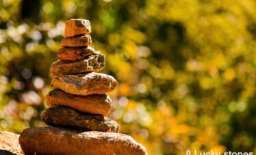 Piled stones