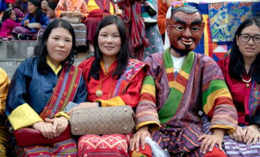 you witness locals in their fine dress during Trongsa Tshechu