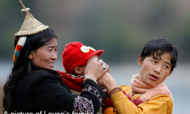 Family photo of Gasa people