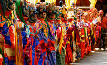 Tangsibi Mani Festival offers varieties of mask dance and other local events.