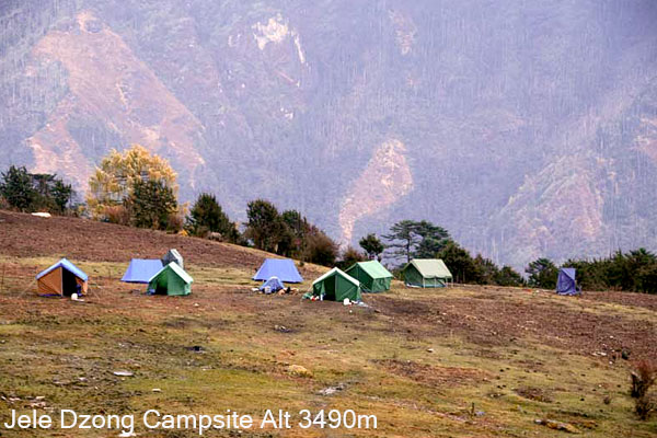 Jele Dzong Campsite