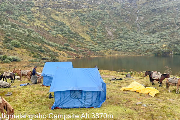 Jigmelangtsho Campsite