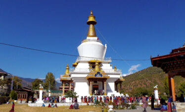 visit memorial chorten in Thimphu bult in the memory of 3rd king