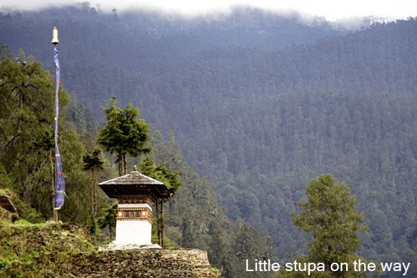 Chorten on the way