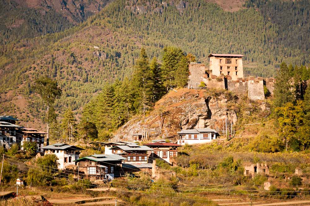 Drukgyel Dzong in Autumn