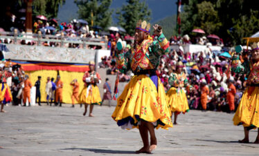 Trongsa Tshechu is a yearly eveny held at Trongsa Dzong