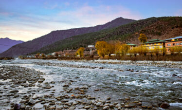 Pa chhu (river) in Paro