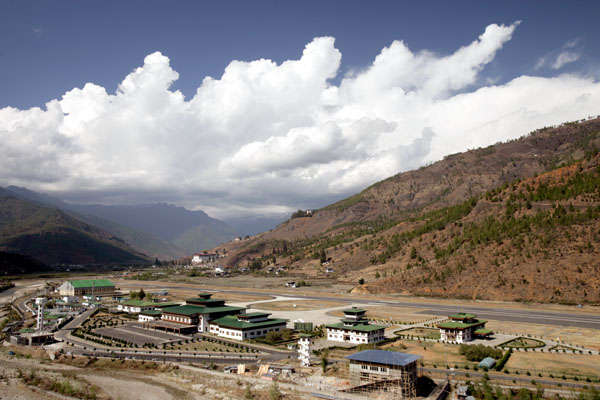 Paro Airport View