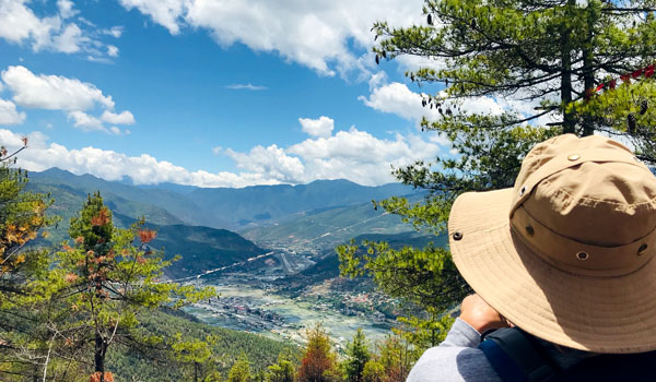 Valley view of Paro