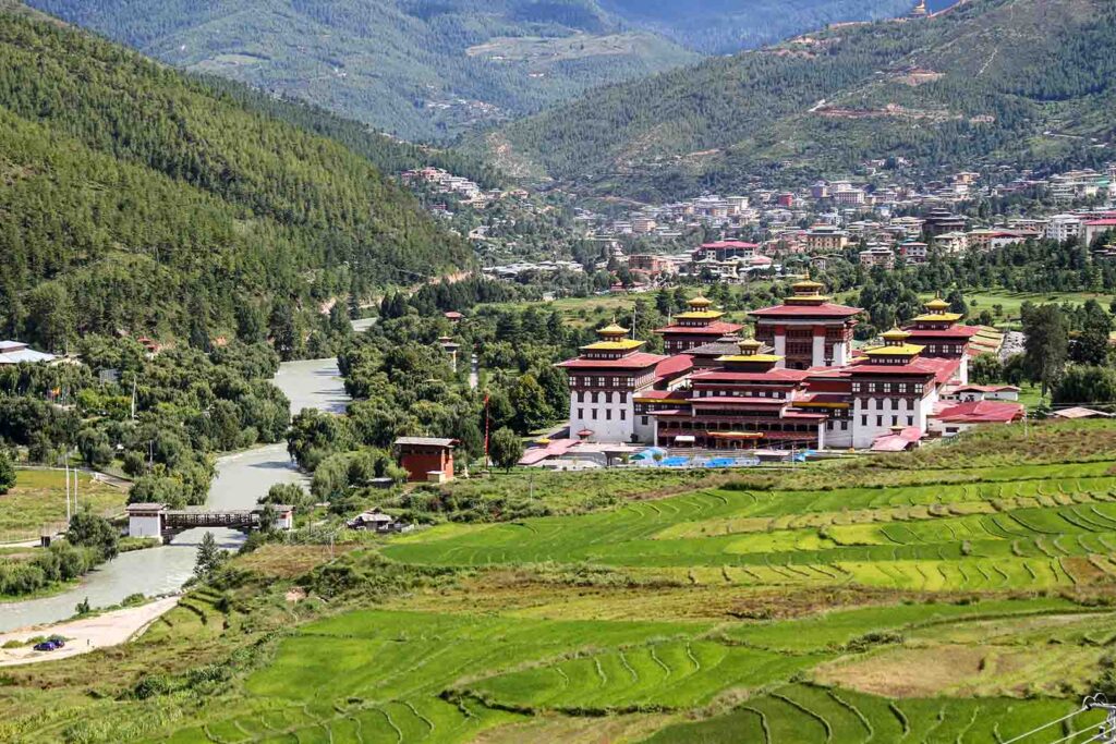 Trashichoedzong Thimphu. Things to do in Bhutan