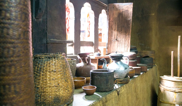 Traditional kitchen Items in Bhutan