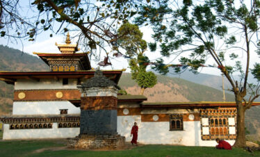 Explore the historic Chimi Lhakhang Lhakhang on your Bhutan tour.