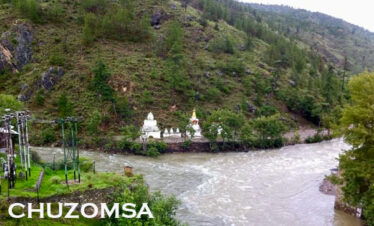 Chuzomsa between Paro and Thimphu