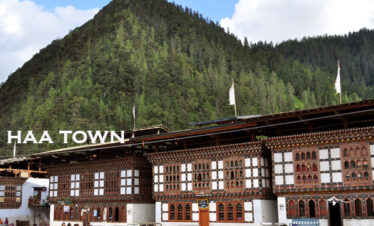 Haa Town where Trans Bhutan Trail begins