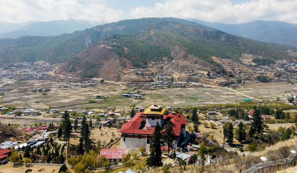 Paro valley view