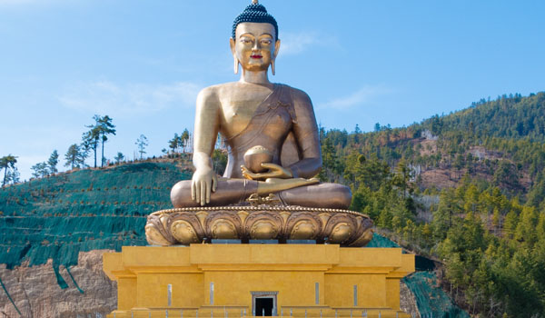 Budha statue in Thimphu