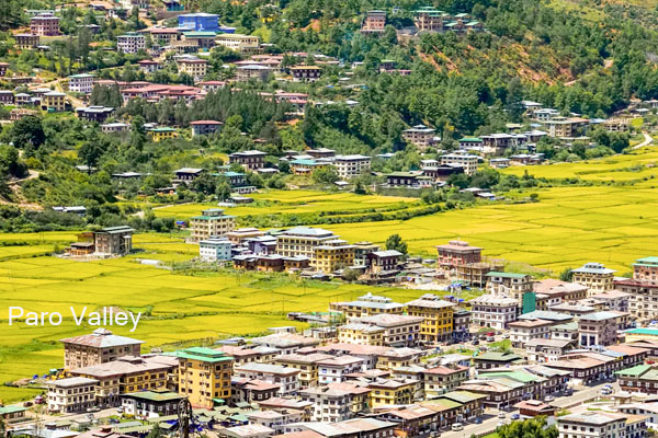 Paro valley view