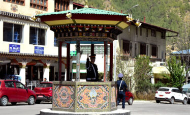 Traffic in Thimphu is handled by Police.