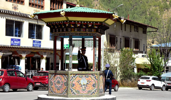 Traffic Police in Thimphu