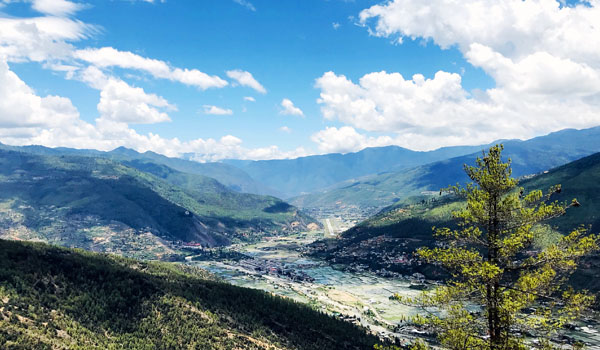 Paro Airport View