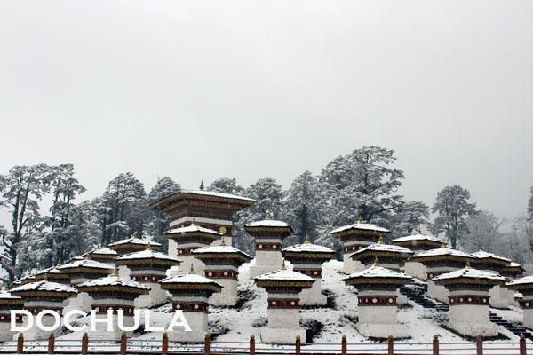 Dochula during winter