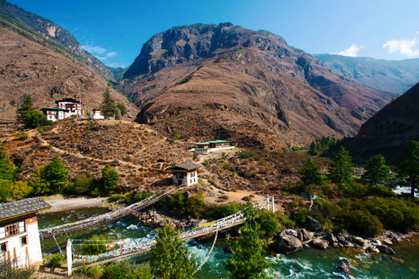 Tachog Lhakhang b/w Paro and Thimphu