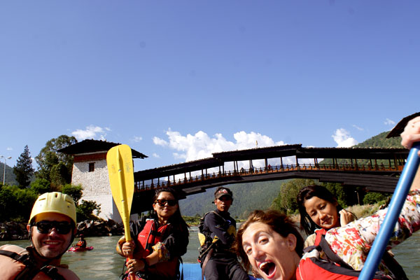 River Rafting at Punakha