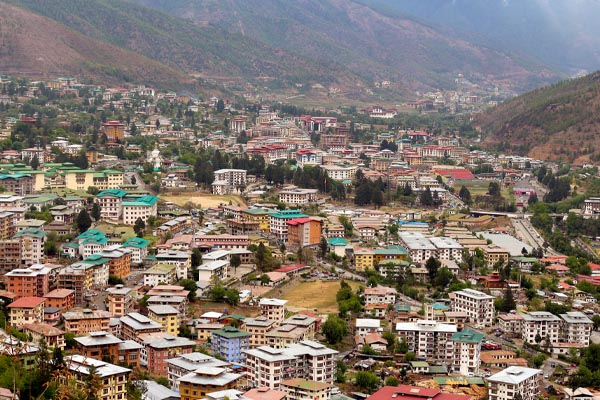  Views of Thimphu Town during Bhutan Tour Package from Delhi