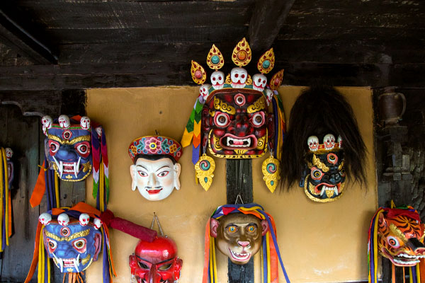 Varieties of Masks at Folk Heritage  Museum