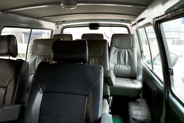HiAce Bus inside photo