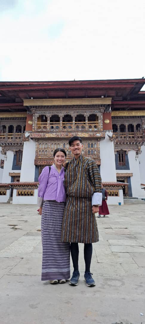 Mr. Koki and his wife during their visit in March, 2024