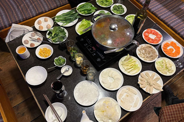 Chinese Hot Pot ingredents