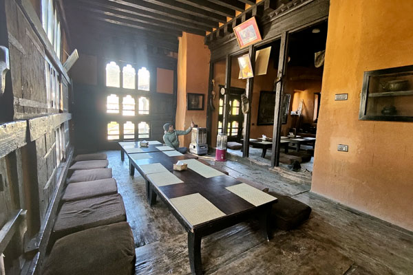 Dining Room designed in a traditional way