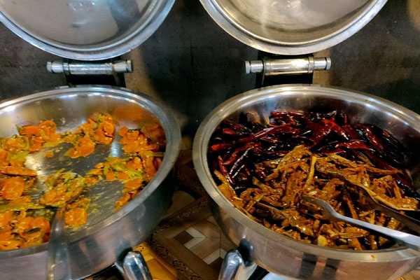 Red Chilli fried and mixed vegetables