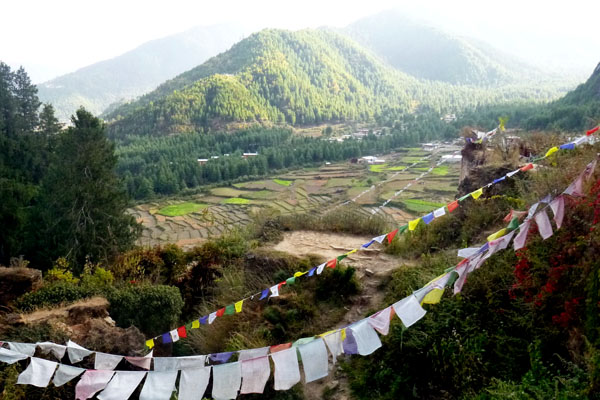 Start of the trek from Haa Valley