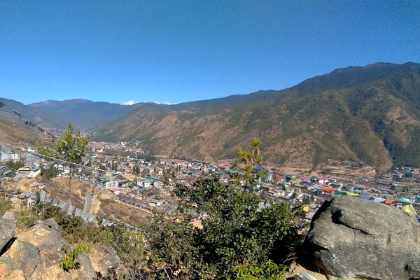 View from Kuensel Phodrang Park