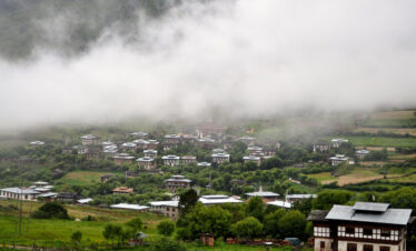 Scenic views of Bumthang Valley where Jakar Festival is held