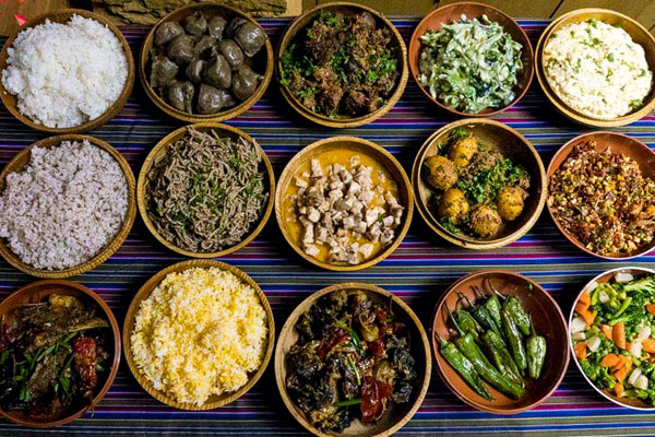 Haa Lomba Festival Celebration with the varieties of Bhutanese Dish