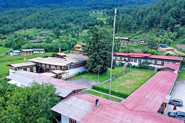 Overall view of Tamshing Monastery