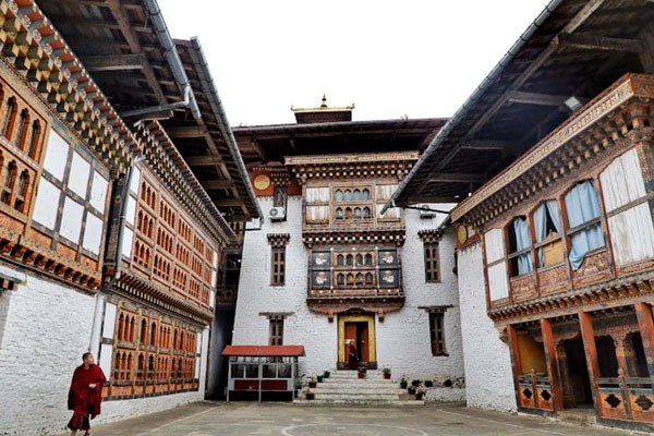 Structure of Lhuentse Dzong