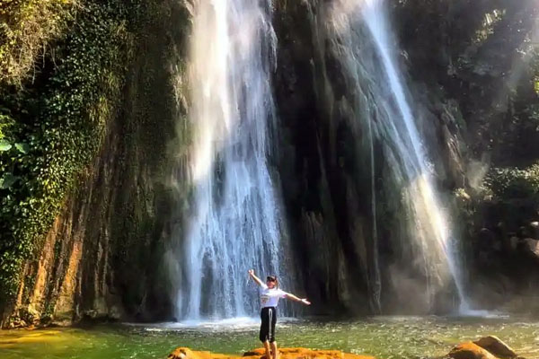 Twin Waterfall in Panbang