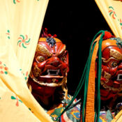 Mask dances at Festival