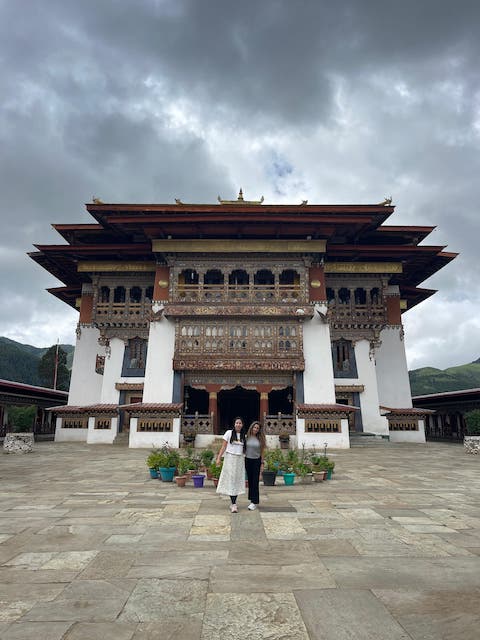 Sandra and her daughter during Bhutan Tours